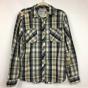 Levi's The Horse Brand Sz L Western Plaid Shirt